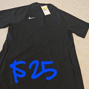 NIKE Women's Stock S/S Softball Wind Shirt NWT Black SIZE: SMALL